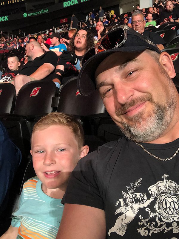 Anthony with his son Nick